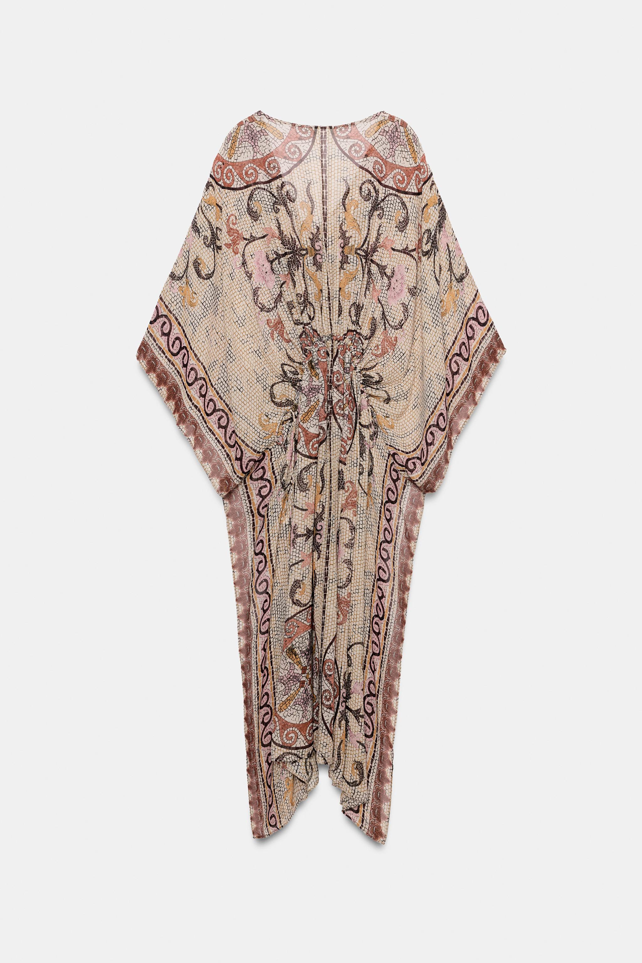ZW COLLECTION PRINTED TUNIC DRESS